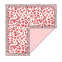 Couverture de sécurité pour nouveau-né en bambou respirant personnalisée pour la Saint-Valentin, en fibre de bambou, 120*120cm