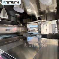 Remorque de restauration mobile Wetruth personnalisée pour la vente de café, hamburgers, frites, glaces, barbecue, bus de restauration mobile, conforme aux normes CE et DOT