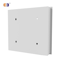 Armoire serveur murale 19 pouces 9U avec porte vitrée verrouillable en acier SPCC pour serveur réseau, données informatiques et bureau à domicile