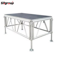 Plateforme de Scène Mobile Démontable en Alliage d'Aluminium Portable pour Événements et Mariages, Conception OEM ODM