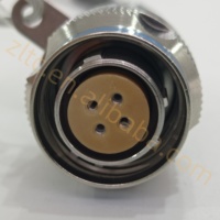 Série ZLTC D38999 Standard CircularC 4 cœurs prise et prise J599/26KC04B1N assemblage de câble à fibre optique