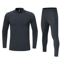 Ensemble de survêtement pour homme TRMA sur mesure en polyester, design 2-en-1 automne/hiver, respirant, extensible dans les quatre sens, longueur cheville