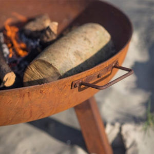 Brand Vintage Corten Steel <b>Fire</b> <b>Pit</b> Stove Outdoor BBQ Garden <b>Fire</b> <b>Pit</b> <b>Camping</b> Patio Decor - Product Image 3