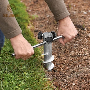 Cờ Cực Mặt Đất Vít Neo Mạ Kẽm Hàng Rào Bài <span class=keywords><strong>Spike</strong></span> - Product Image 2