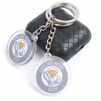 Porte-clés en acrylique personnalisés avec logo photo de dessin animé, prix d'usine, en vente
