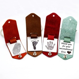 Oneway Wholesale Custom Eco-Friendly Durable PU Leather Photo Keychain Mini Personalized Photo <b>Frame</b> Holder Mother's Day Gift - Product Image 1