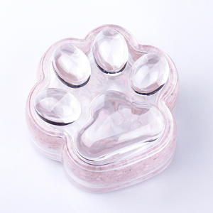 Cuenco Desmagnetizador de Piedra de Cristal Natural, Joyería de Resina, Caja de Almacenamiento de Cosméticos para Escritorio con Diseño de Pata, Caja de Regalo - Product Image 2
