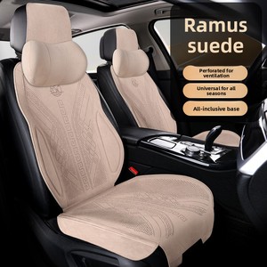 Nouvelle Housse de Siège de Voiture en Daim <span class=keywords><strong>OLIVER</strong></span> Universelle Quatre Saisons, Luxe, Chaude, Fine, Demi-Housse - Product Image 5