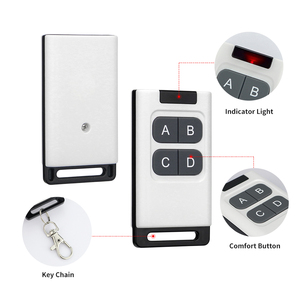 433Mhz Universele 4-kanaals Led Duplicator 12V Smart Home Gate Afstandsbediening Abs Materiaal Draadloze Installatie Leercode - Product Image 3