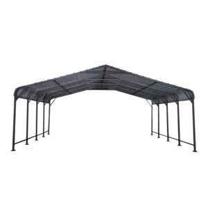 3*6*2.6m <span class=keywords><strong>Carport</strong></span> Moderno de Aço Galvanizado com Teto Rígido, Garagem de Estacionamento Rápida, Tenda Gazebo Fácil de Montar para Jardim - Product Image 2
