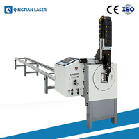 Machine de découpe laser à tube miniature 4 axes CNC - Coupeur de tube laser à fibre automatique mini - Haute vitesse - Acier inoxydable - Petit diamètre