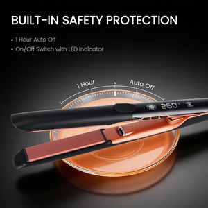 PRITECH High Temp 500 480c Aluminum <strong>Hair</strong> <strong>Straightener</strong> 260 MCH Straightening Iron Professional Flat Iron with Touch Sensor - Product Image 4