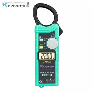 Kyoritsu KEW 2200R – Nouveau multimètre numérique à pince CA haute précision avec mesure True RMS, résistance et continuité - Product Image 3