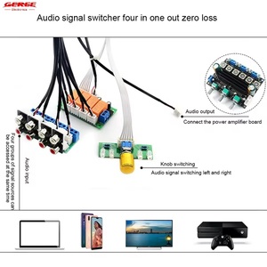 ऑडियो सिग्नल स्विथर बोर्ड <span class=keywords><strong>4</strong></span>-वे इनपुट के लिए 1-वे रिले रोटरी संस्करण ऑडियो वॉल्यूम नियंत्रण स्विच ऑडियो इनपुट चयन बोर्ड - Product Image 2