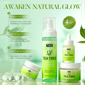 Set de Cuidado Facial TWG RTS Anti Acné con Árbol de Té, Suero Facial Blanqueador, Crema Hidratante, Limpiador Facial de Limpieza Profunda, Set de Cuidado de la Piel con Árbol de Té - Product Image 3
