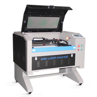 Machine de découpe laser de bureau 4060, découpeuse laser CO2, graveur pour bois, acrylique, cuir, MDF, papier