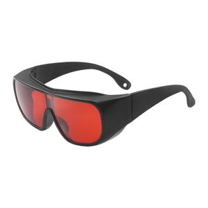 Lunettes de sécurité laser 180-540 nm, protection anti-lumière bleue et UV, 532 nm, monture noire, fabriquées à Shenzhen, équipement de protection oculaire - Product Image 4