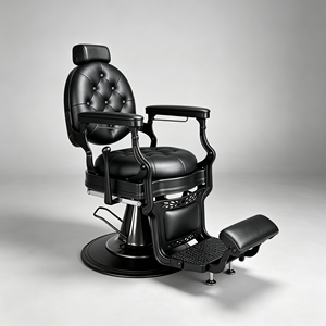 Sillón de Barbería Moderno Multifuncional Reclinable y Ajustable en Varios Colores para Salón de Belleza y Mobiliario de Peluquería - Product Image 5