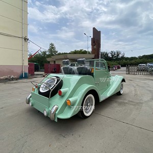 ZOWN Voiture électrique classique rétro au design artistique sculpté, idéale pour les lieux photo extérieurs et le transport - Product Image 3