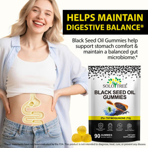 Gummies à l'huile <span class=keywords><strong>de</strong></span> nigelle Solotree, extrait <span class=keywords><strong>de</strong></span> plantes, santé des <span class=keywords><strong>cheveux</strong></span> et <span class=keywords><strong>de</strong></span> la peau, perte <span class=keywords><strong>de</strong></span> poids, favorise une digestion saine, gummies à l'huile <span class=keywords><strong>de</strong></span> nigelle - Product Image 4