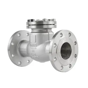 HYF-ZHF-01 stainless steel swing flange check valve national standard horizontal one-way valve check valve