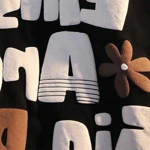 Camisetas Hip Hop Personalizadas para Hombre, 100% Algodón, Transpirables, con Bordado 3D, Impresión en Espuma y Relieve - Product Image 2