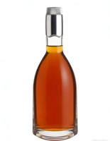 Penjualan Langsung Pabrik Botol Kaca Bening Kosong Kapasitas Dapat Disesuaikan dengan Pilihan Ukiran dan Lapisan Embun Beku untuk Minuman Keras Anggur Vodka Tequila