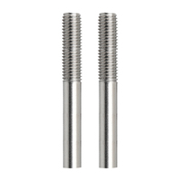 Factory Direct Custom A193 B7 Stud Bolt Partial Thread Carbon Steel Self-Color Threaded Rod 1/2"-13X7" Hex Nut 5-Year Warranty