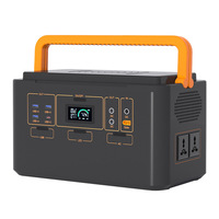 Centrale Électrique Solaire Portable 1200W pour l'Extérieur, Générateur Haute Capacité 220V avec Écran LCD Intelligent
