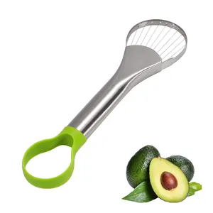 Küchen zubehör kommerziellen Metall Edelstahl Avocado Slicer Cutter Peelerand Pitter Cuber Werkzeuge