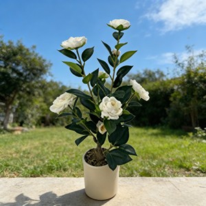 Árbol de Camelia Artificial, Árbol de Camelia Sintético, Árbol de Camelia en Maceta - Product Image 4