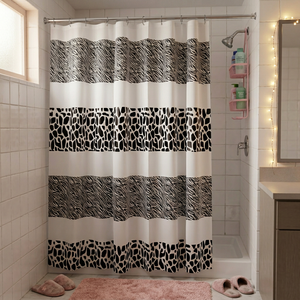 <span class=keywords><strong>Rideau</strong></span> <span class=keywords><strong>de</strong></span> <span class=keywords><strong>douche</strong></span> à rayures noires, durable, écologique, imperméable, résistant à la moisissure, <span class=keywords><strong>rideau</strong></span> <span class=keywords><strong>de</strong></span> <span class=keywords><strong>douche</strong></span> pour dortoir avec 12 crochets - Product Image 2