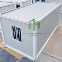 Maison modulaire portable de 20 pieds |   Studio autonome avec salle de bain privée |   Cabine conteneur clé en main pour entreprise de location