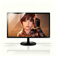 Nouveau Moniteur PC Plat LED TN Noir 19,5 Pouces, Vente en Gros Usine, 1600x900 HD+, 60Hz, VGA, Montage VESA, Temps de Réponse 3,6ms, Usage Professionnel