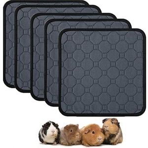 Tapis de Sol Lavable et Réutilisable pour Cage de Cochon d'Inde, Imperméable, Antidérapant, Absorbant pour Petits Animaux, Lapins, Hamsters, Rats – Protection Anti-urine - Product Image 1