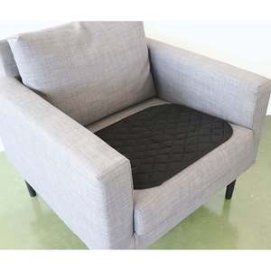 Washable <b>Chair</b> <b>Pads</b>, Reusable Adult Black Bed <b>Pad</b> KMINA K40044 - Product Image 4