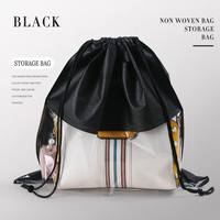 Tas Penyimpanan Anti Lembab Anti Debu Bahan Non-Woven dengan Jendela Kanopi untuk Penggunaan Rumah Tangga Logo Cetak Sablon Kustom Model MQ0928-2