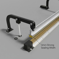 Scelleuse à impulsion industrielle professionnelle à pédale KF-600, largeur de scellage 3 mm, machine de scellage de sacs robuste 220V/110V