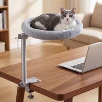 Petite niche pour chat suspendue, pour bureau, intérieur, cage pour animaux de compagnie, en plastique solide, confortable