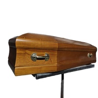 FSC ataúd de madera maciza de estilo europeo para la venta ataúdes funerarios ecológicos
