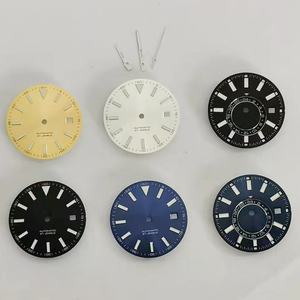 Fabricant de logos personnalisés en DIY, vente en gros d'accessoires de montres, cadran bleu luminescent de 30 mm, ensemble de pointeurs lumineux de nuit - Product Image 6