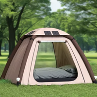 Tente de toit de panneau solaire portative tente de Camping gonflable imperméable avec la pompe électrique installation facile et tente de coup