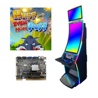 Huff N' More Puff 2 in 1 Multi Game 22 Inch Monitor 19'' 21.5" 22'' 23.6'' POG Gaming Touch Monitor with LED Light Around