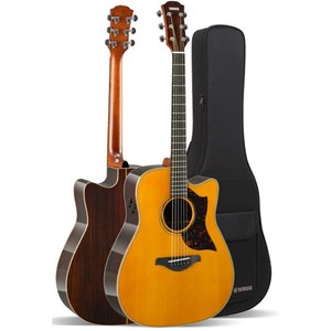 กีตาร์โปร่งไฟฟ้า <span class=keywords><strong>Yamaha</strong></span> รุ่น AC3R ขนาด 40 นิ้ว แท้ 100% ตัวกีตาร์ทำจากไม้สน แผ่นปิดด้านหลังทำจากไม้สปรูซ พร้อมกล่องไฟฟ้าในตัว เหมาะสำหรับเล่นบนเวทีและเล่นดนตรีโฟล์ค - Product Image 1