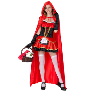Disfraz de Caperucita Roja Sexy para Mujer, Disfraz de Carnaval de Halloween, Cosplay de Televisión - Product Image 1