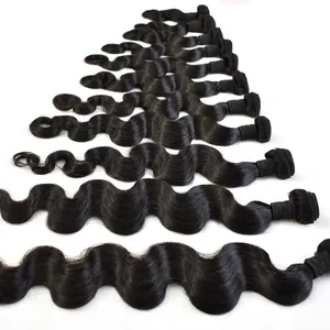 Can be customization no split end body wave weft with reasonable price