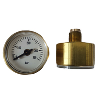 28mm Diameter 350bar Mini air High Pressure Gauge Manometer