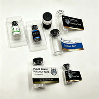 Etiqueta Adhesiva Ecológica de Alta Resistencia para Frascos de 3ml y 10ml, Caja de Papel Recubierto con Efecto Holograma