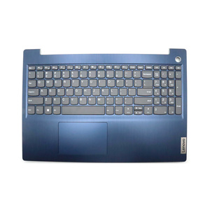 For Lenovo IdeaPad 3 15ADA05 <b>Laptop</b> Top <b>Cover</b> Palmrest with Keyboard and Touchpad Blue 5CB1D01998 - Product Image 1