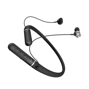 Auriculares Tws con banda para el cuello y cancelación de ruido, estéreo, deportivos, inalámbricos, con Usb